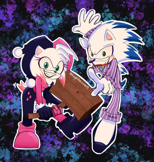 Rendered full body with extra character